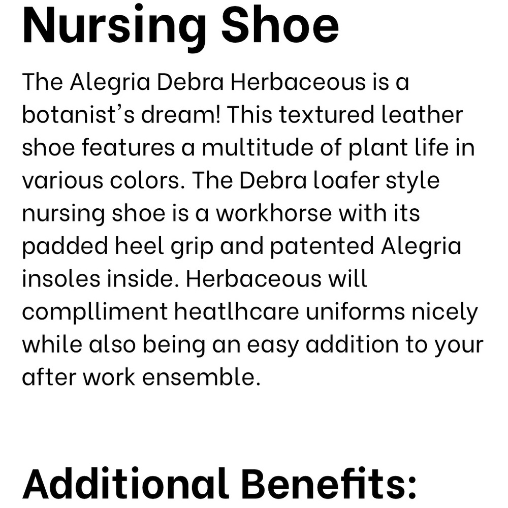 Alegria Deb-297 Floral Professional Nursing Shoe 41 / 10.5-11 Herbaceous - Picture 11 of 12